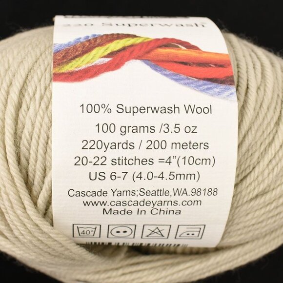 Cascade Yarns 220 Superwash Wool Yarn 100% SW Wool Color 875 - Picture 2 of 3